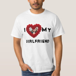 Amo a mi novia - camiseta de fotos