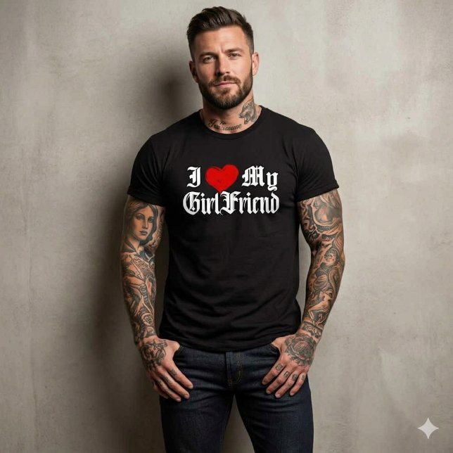 Amo a mi Novia, camiseta de relación (I love my Girlfriend, relationship tshirt)