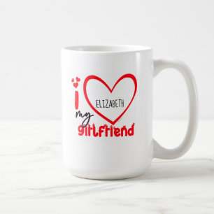 Amo a mi novia foto regalo de café taza