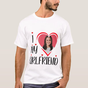 Amo a mi novia - personaliza foto camiseta