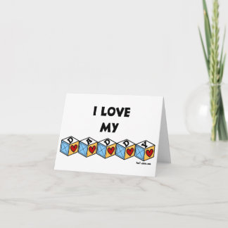 Amo a mi papá - tarjeta del día del padre