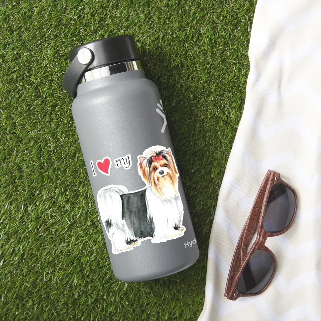 Amo a mi Pegatina de vinílico más grande (HydroFlask Insitu)