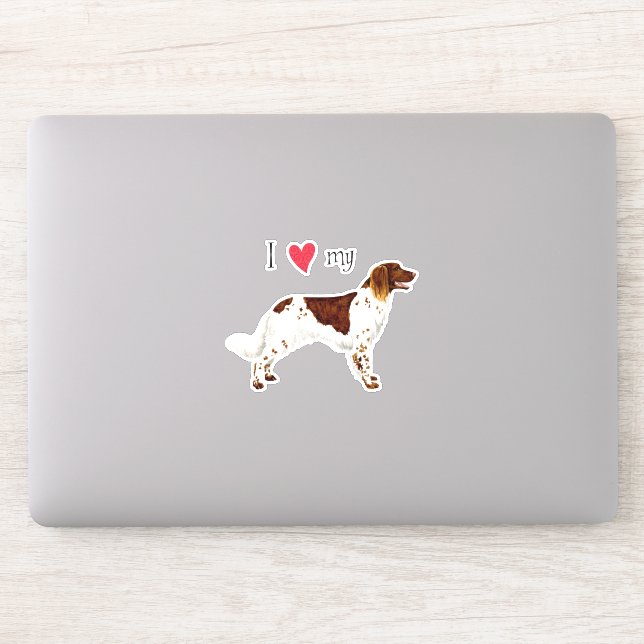 Amo a mi pequeño Pegatina de vinilo de Munsterland (Ordenador)