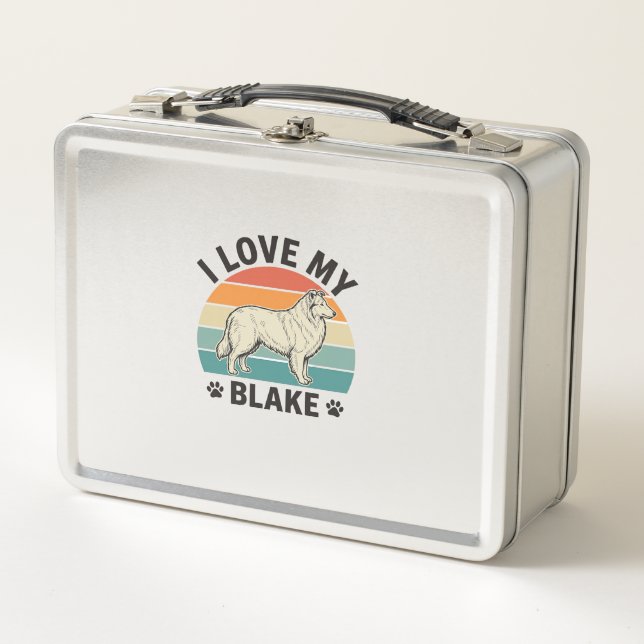 Amo a mi perro Blake Diseño de grabado retro_1 (Anverso)