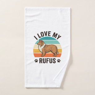 Amo a mi Rufus Vintage diseño de perro_1