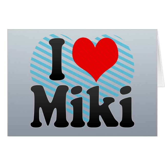 Amo a Miki, Japón (Anverso (Horizontal))