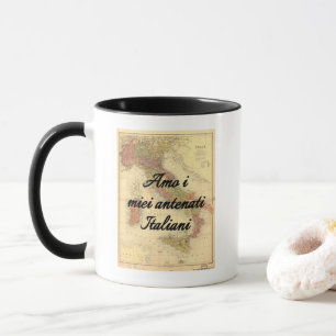 Amo a mis antepasados italianos Taza personaliza