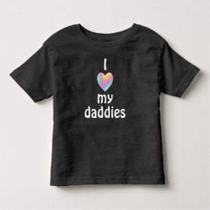Amo a mis hijas, pequeña camiseta
