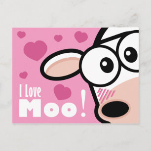 Amo a Moo - Postales de San Valentín