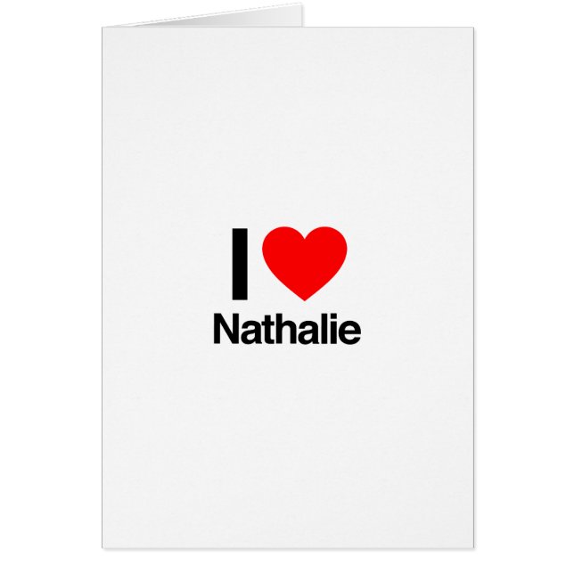 amo a nathalie (Frente)