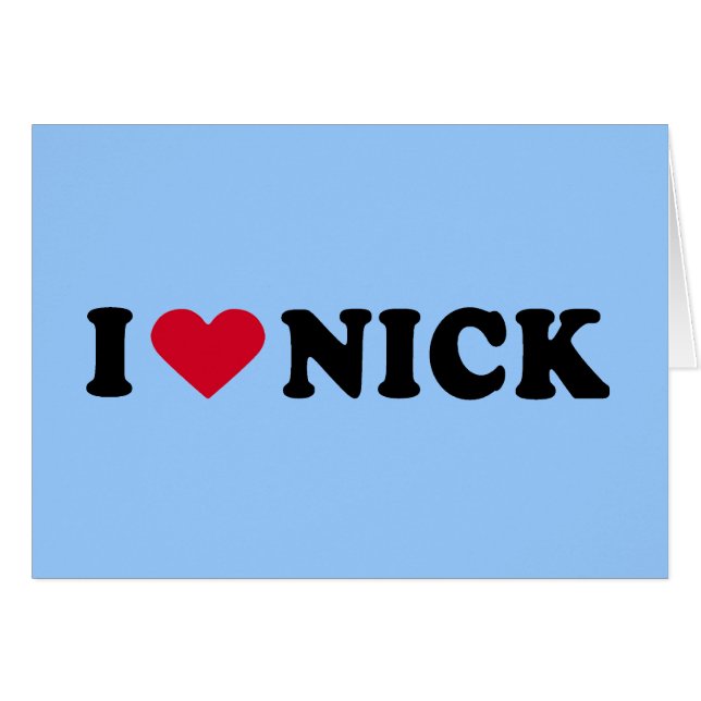 AMO A NICK (Anverso (Horizontal))