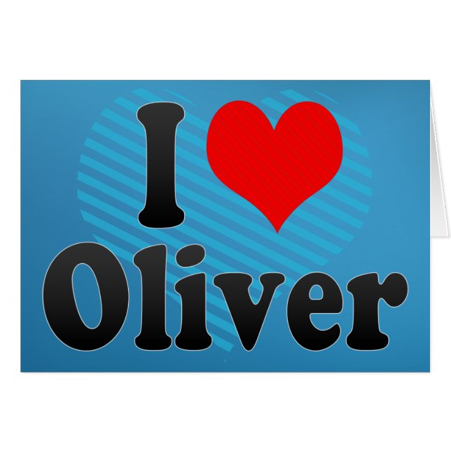 Amo a Oliverio (Anverso (Horizontal))