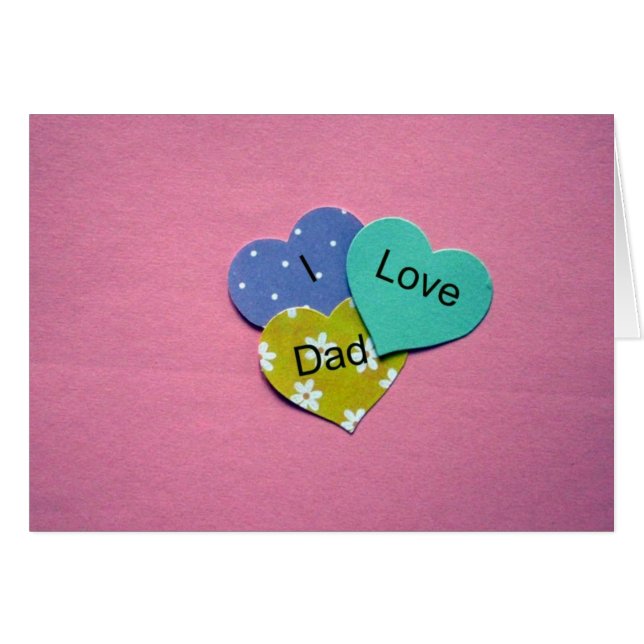 ¡Amo a papá! (Anverso (Horizontal))