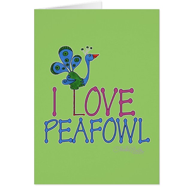 Amo a Peafowl (Frente)