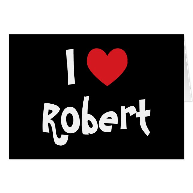 Amo a Robert (Anverso (Horizontal))