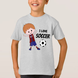 Amo a Soccer Boy - con jersey nombrado