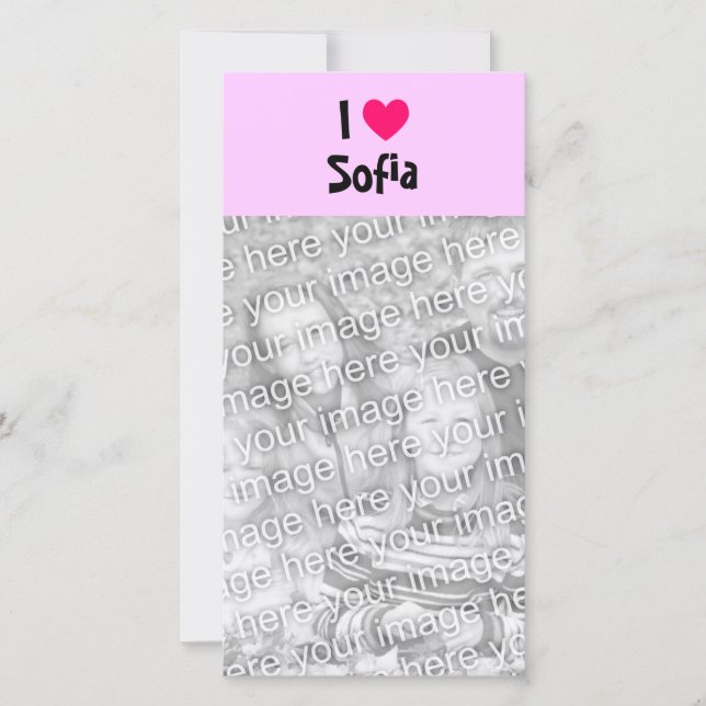 Amo a Sofia (Anverso)