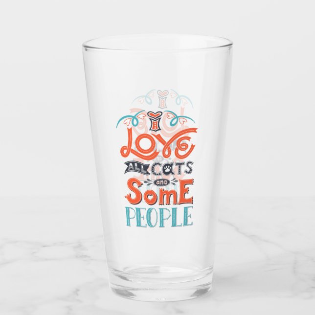 Amo a todos los gatos y a algunas personas (Anverso)