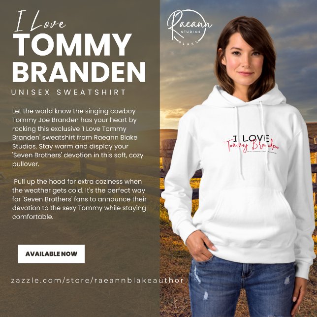 Amo a Tommy Brandon Sudadera con capucha (Subido por el creador)