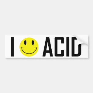 Amo al pegatina ácido 2