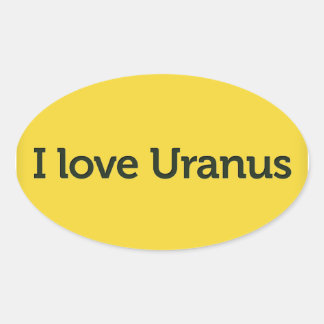 Amo al Pegatina Urano