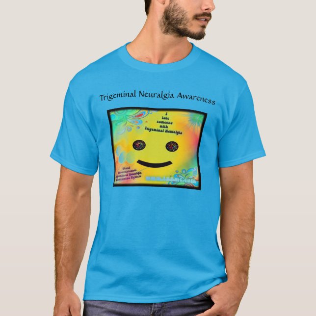 Amo alguien con la camiseta de la neuralgia de (Anverso)