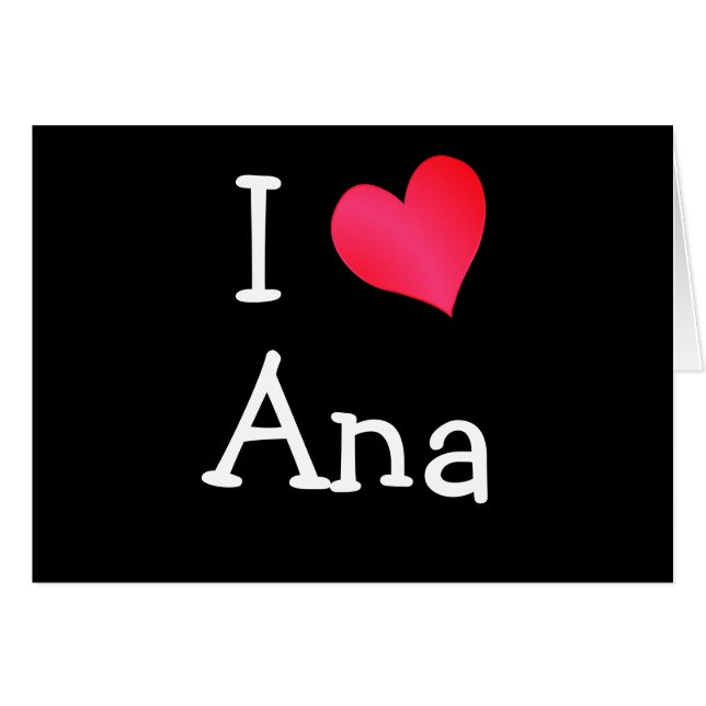Amo Ana (Anverso (Horizontal))