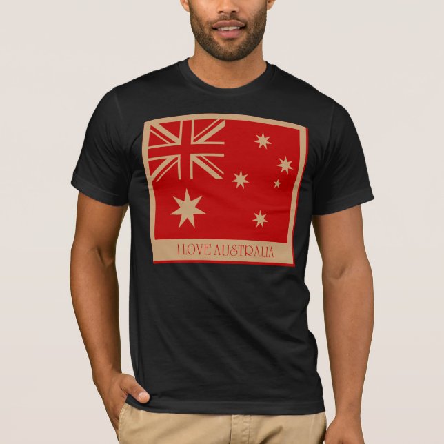 Amo Australia - Camisetas de época (Anverso)