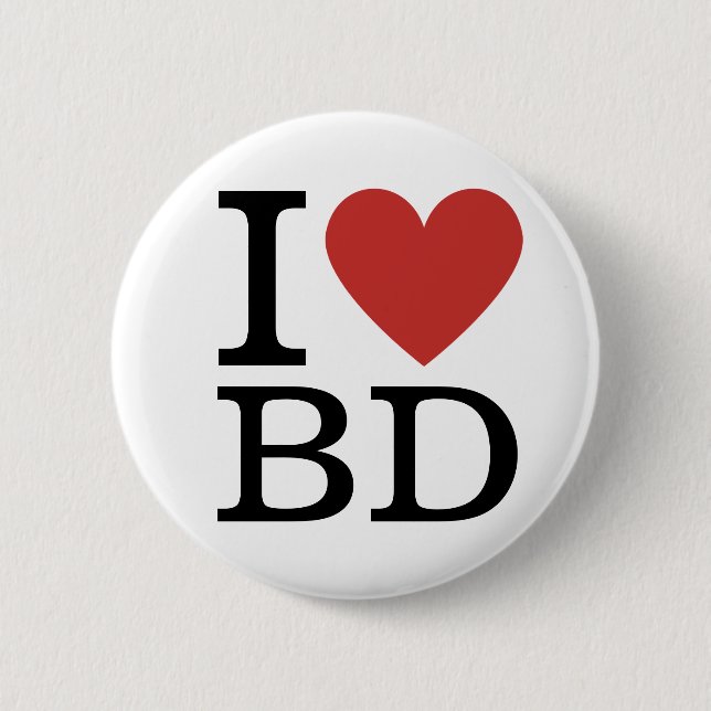 ❤️ Amo BD - Edificio Departamento Botón Pin (Anverso)