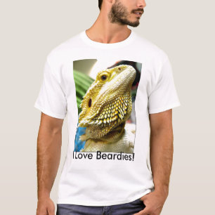 ¡Amo Beardies! camiseta