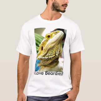 ¡Amo Beardies! camiseta