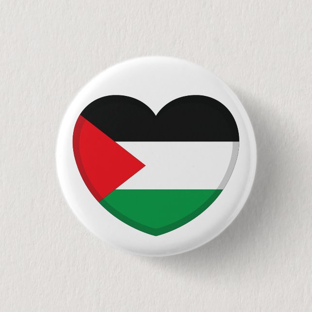 Amo botón palestino bandera palestina patriótica (Anverso)
