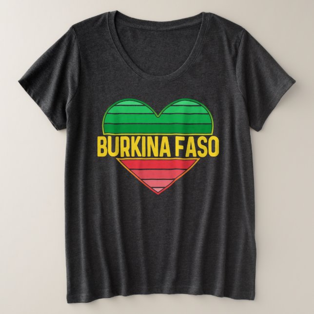 Amo Burkina Faso, el burkinés del corazón (Anverso del diseño)