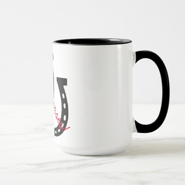 ¡Amo caballos! taza 15oz (Derecha)