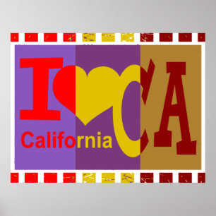 Amo California - Arte pop
