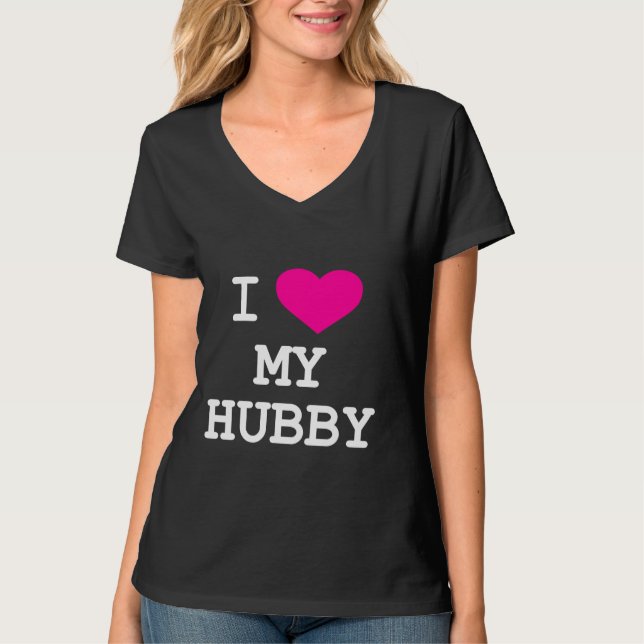 "Amo camiseta de mi marido" (Anverso)