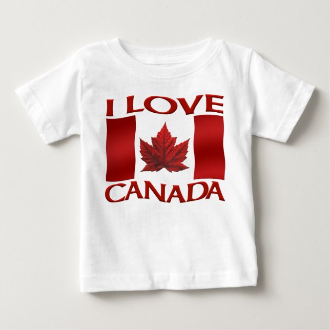 Amo Canadá Vestidos para bebés Vestidos para Canad (Anverso)