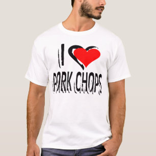 Amo chuletas de cerdo -- Camiseta