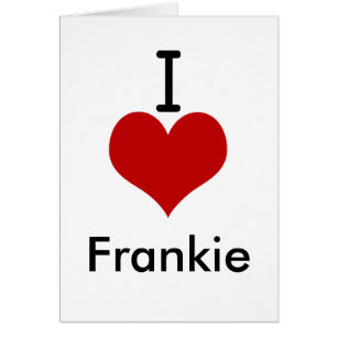 Amo (corazón) a Frankie