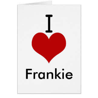 Amo (corazón) a Frankie