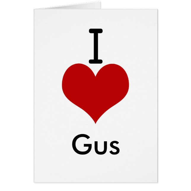 Amo (corazón) al Gus (Frente)