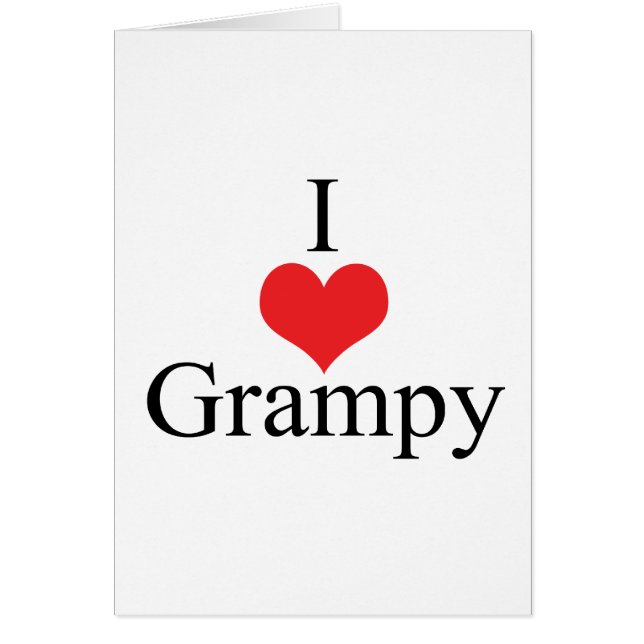 Amo (corazón) Grampy (Frente)