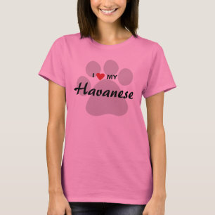 Amo (corazón) mi camisa de los amantes del perro
