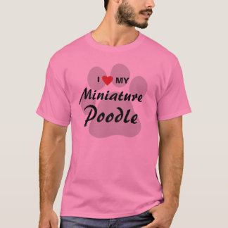 Amo (corazón) mi camisa del amante del perro de