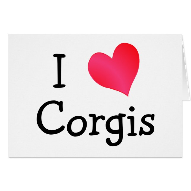 Amo Corgis (Anverso (Horizontal))