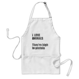 "Amo delantal de los animales"