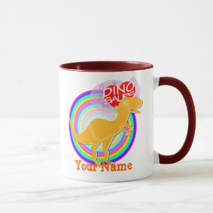Amo Dinos T-Rex y la taza conocida del Stegosaurus