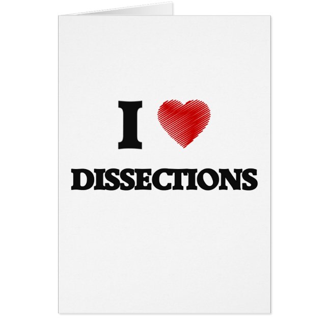 Amo disecciones (Frente)