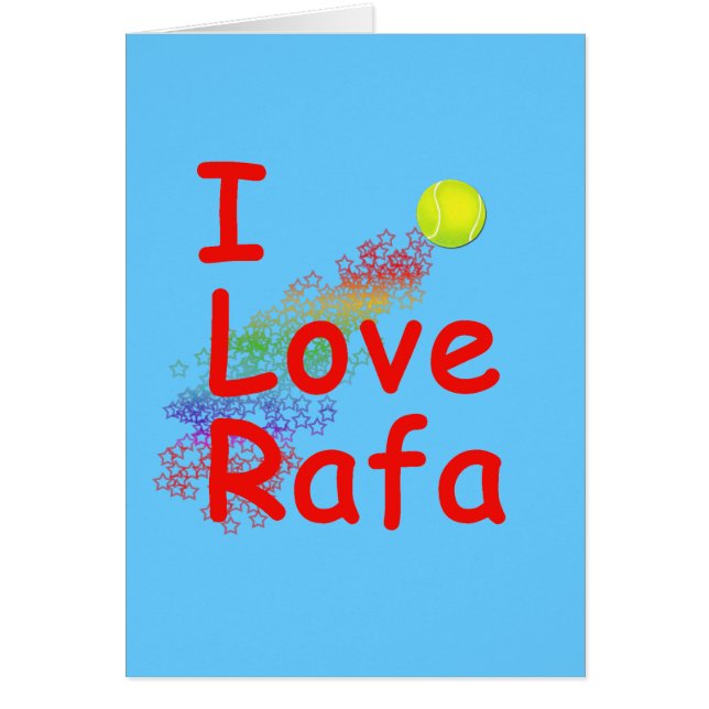 Amo diseño del tenis de Rafa (Frente)