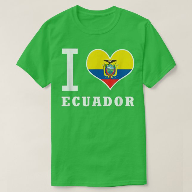 Amo Ecuador, Yo Amo Ecuador Camiseta (Diseño del anverso)